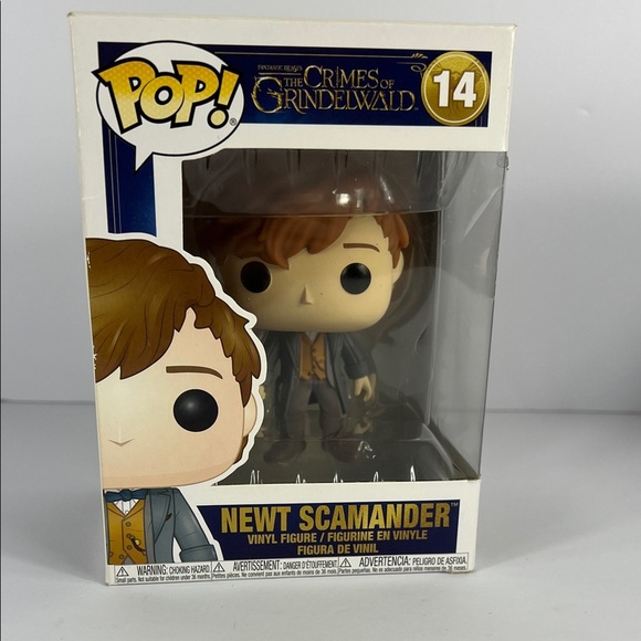 Funko Pop #14 Newt Scamander Fantastic Beasts Crimes of Grindelwald Vinyl Pop TV - Picture 1 of 6